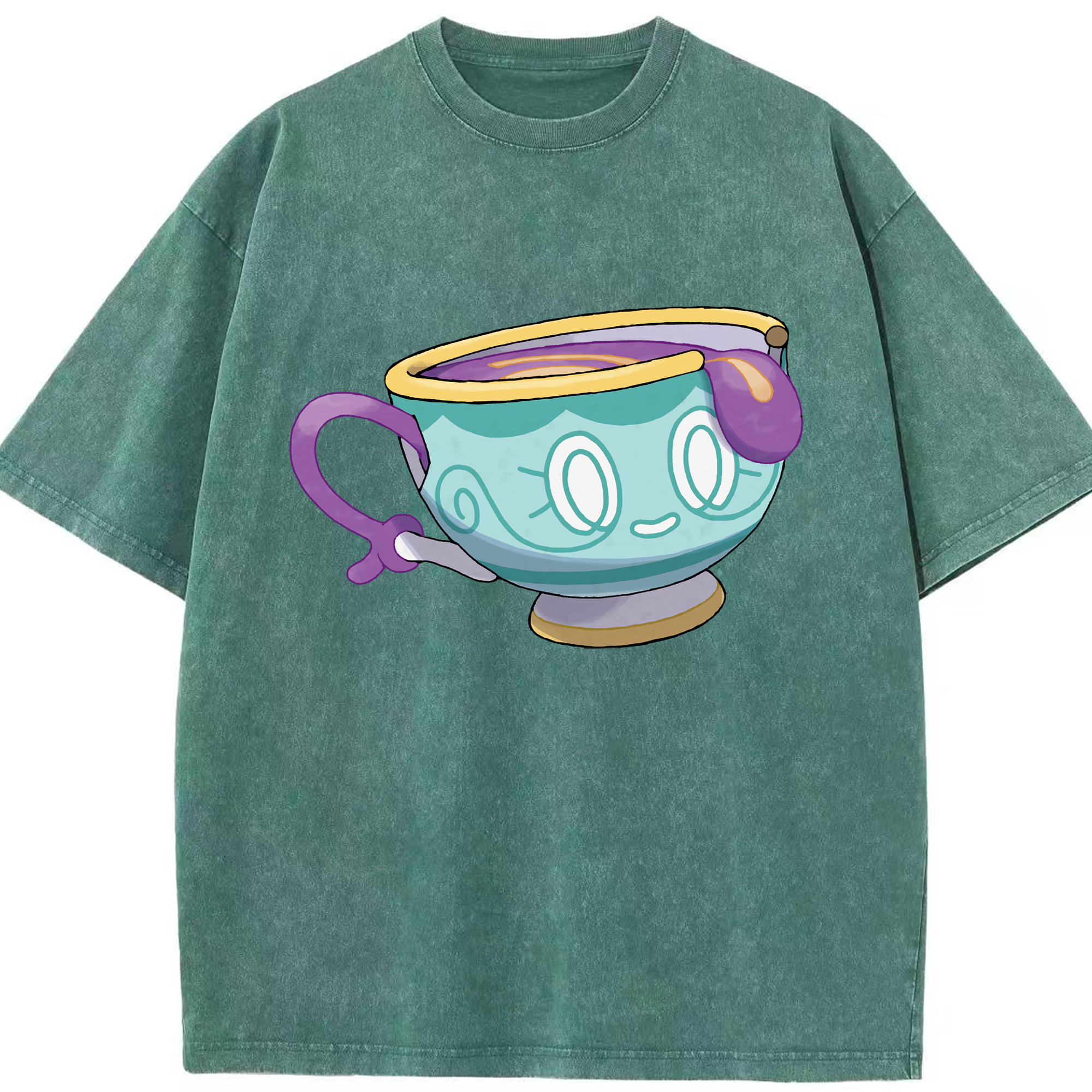 （画像用） ポケットモンスター Pokémon 綿100% ヴィンテージ風 半袖Tシャツ（フロントプリント）